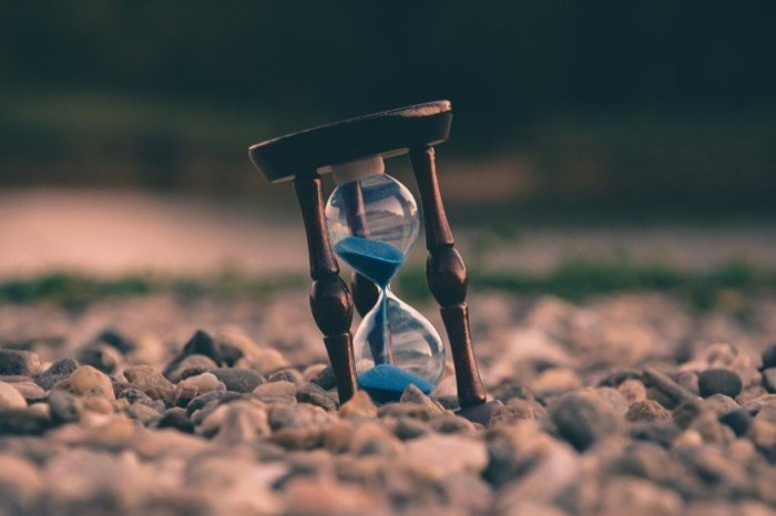 hourglass in rubble Time is Life – Let’s make the most of it!